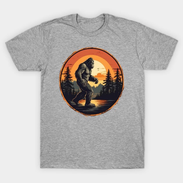 Big Foot - Mythical Creatures T-Shirt by VivaLaRetro